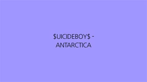 antarctica suicidé boyz lyrics